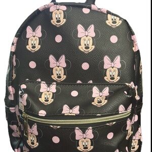 Disney Minnie Mouse Backpack purse - Black and Pink